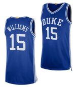 Men's #15 Mark Williams Duke Blue Devils College Basketball Jersey